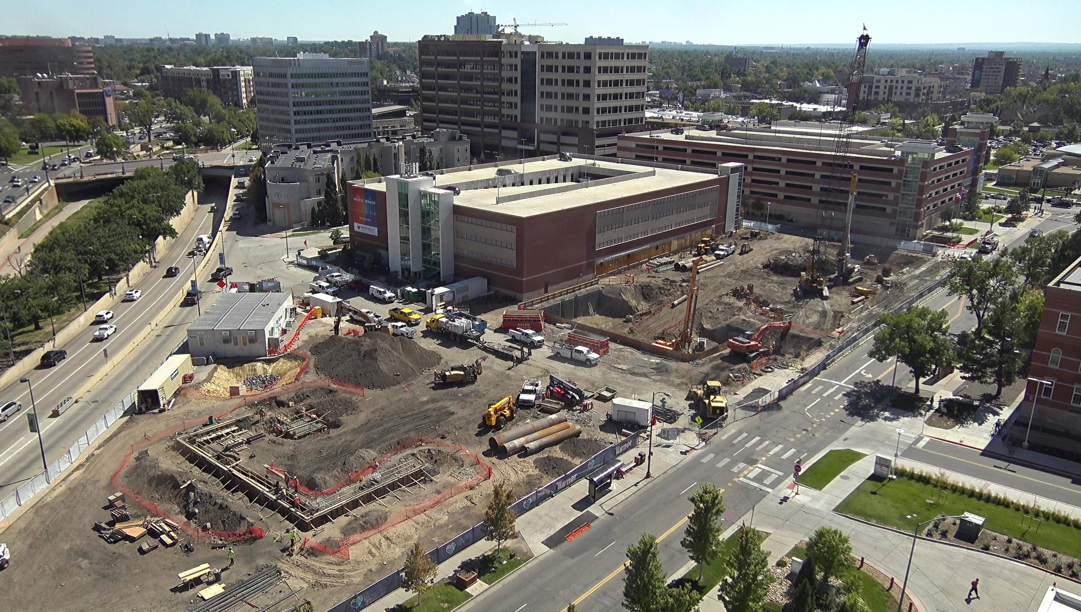 iBEAM Construction Camera documents Denver healthcare project