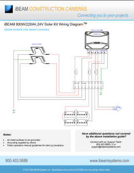 800W 24V 220Ah solar wiring diagram