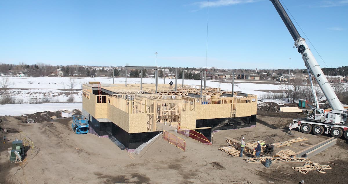 Job site seen from an iBEAM Construction Camera