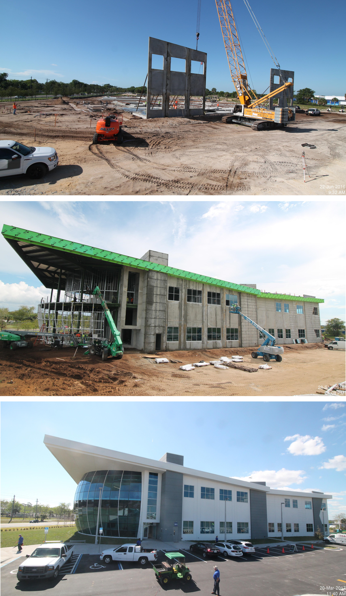iBEAM Construction Cameras Embry Riddle project phases