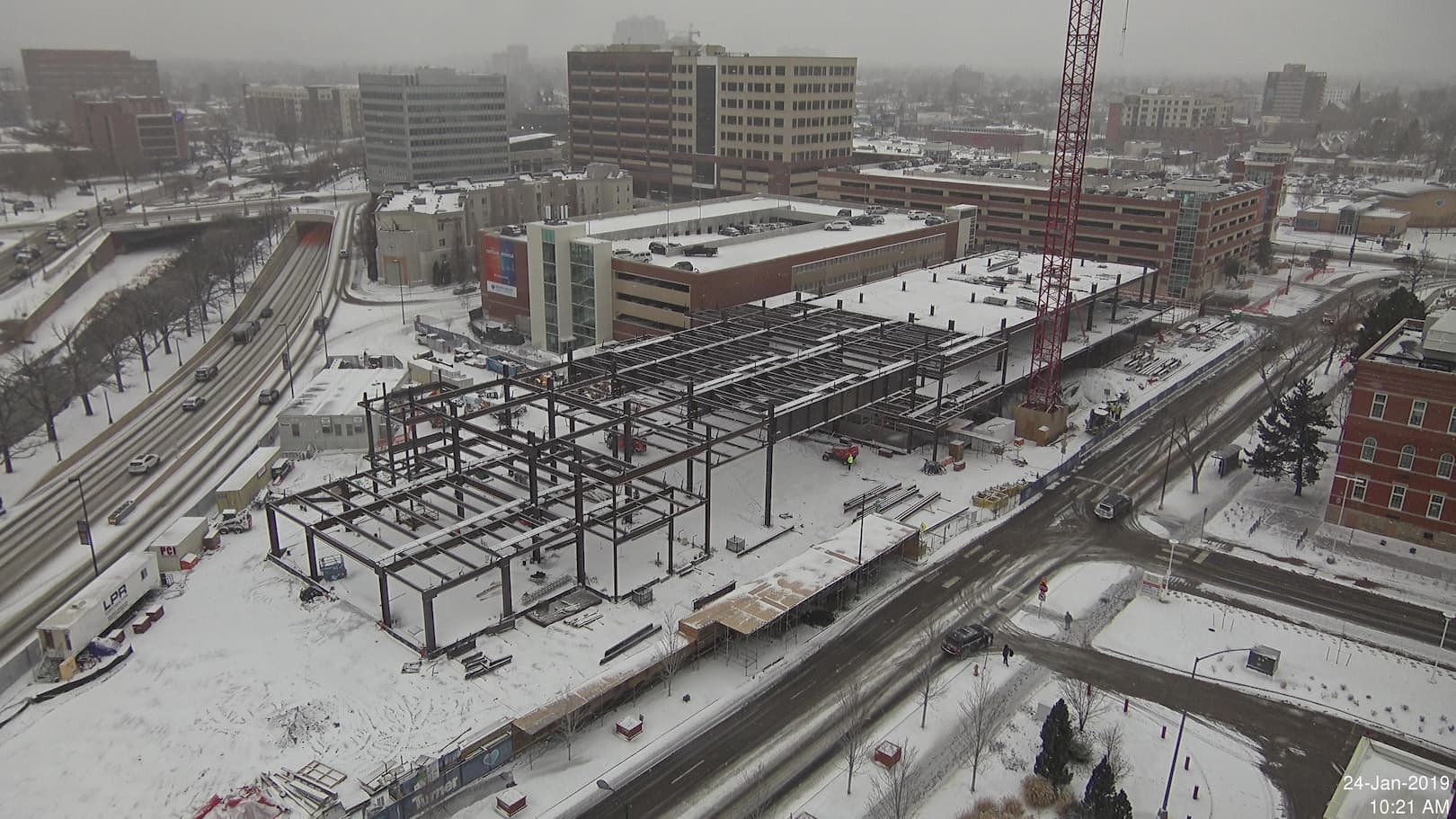 iBEAM Construction Camera working in winter weather