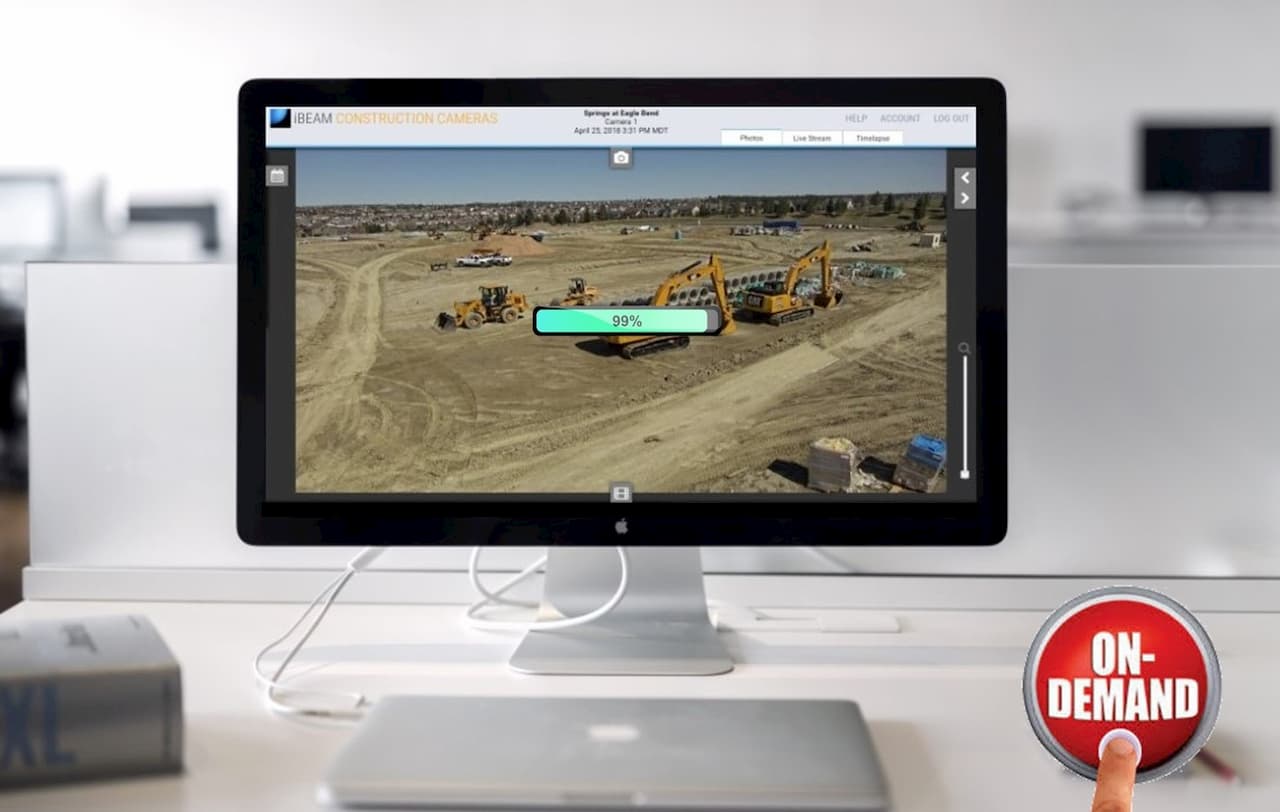 iBEAM on-demand time-lapse movie loading