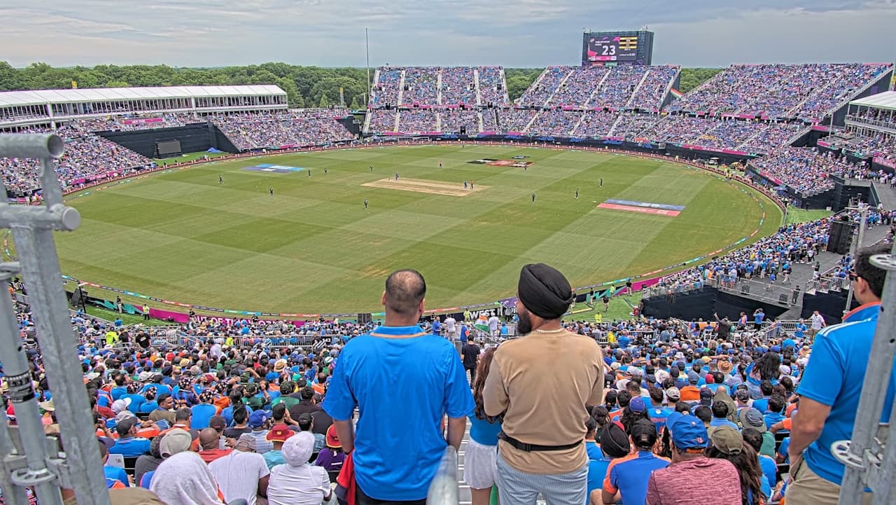 Cricket stadium construction