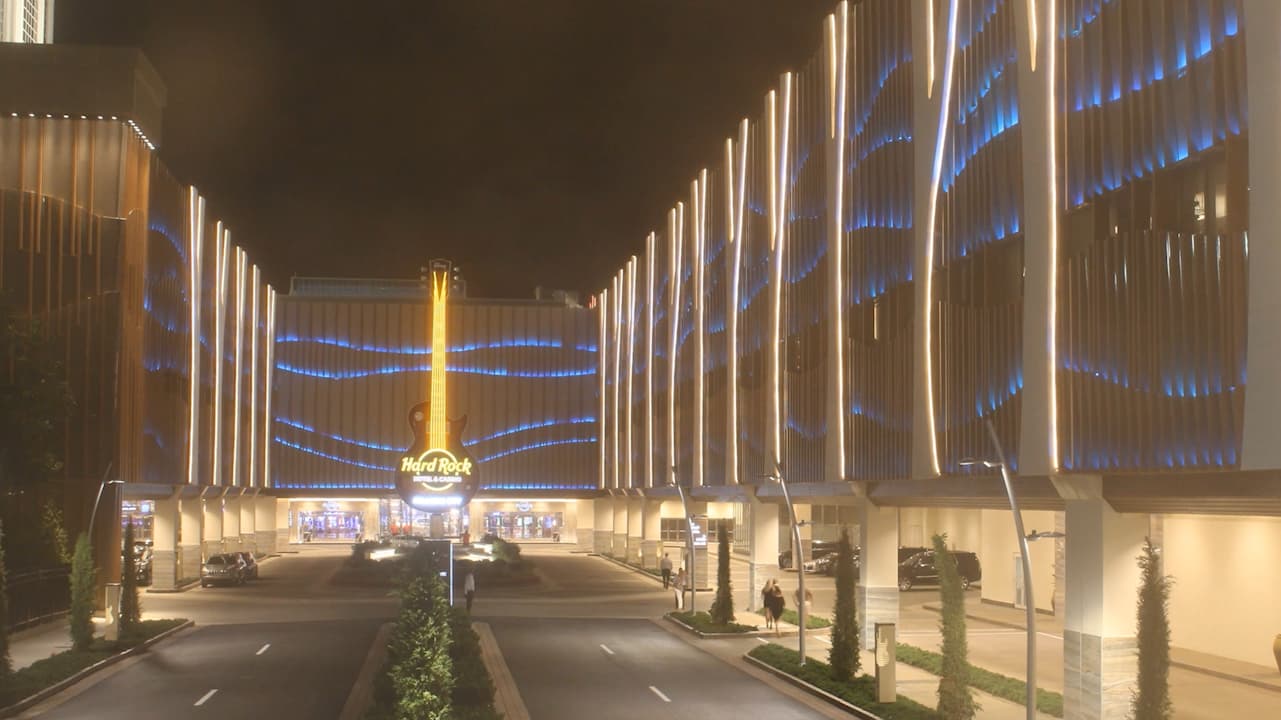 Front of the Hard Rock Hotel