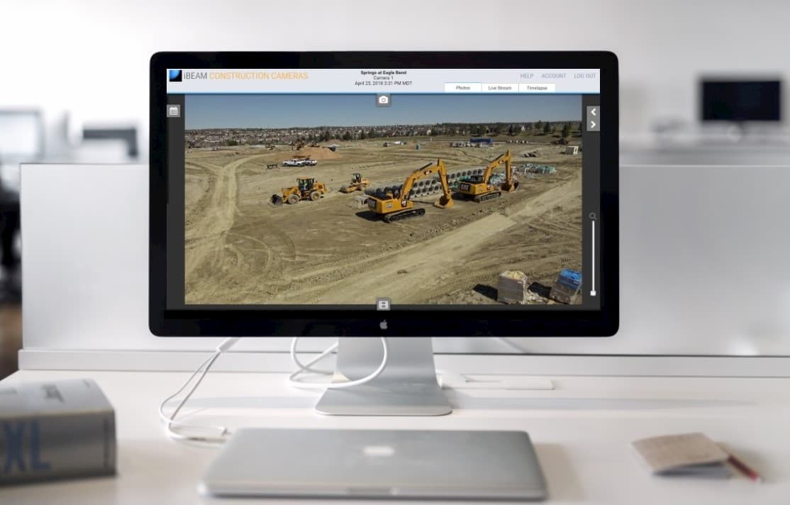 iBEAM camera displayed on computer